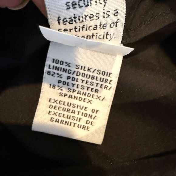 Diane Von Furstenberg Silk Lainey Embellished Dress Black w/ Silver Beads Size 4 - Picture 10 of 14